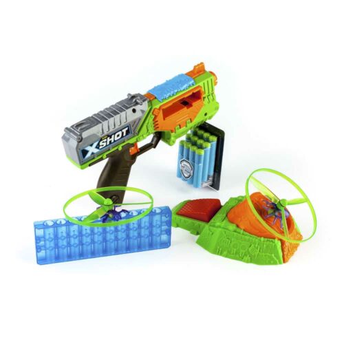 Бластер X-Shot Вогонь по літаючім жукам (2 літаючих жука, 12 патронів) (4821)