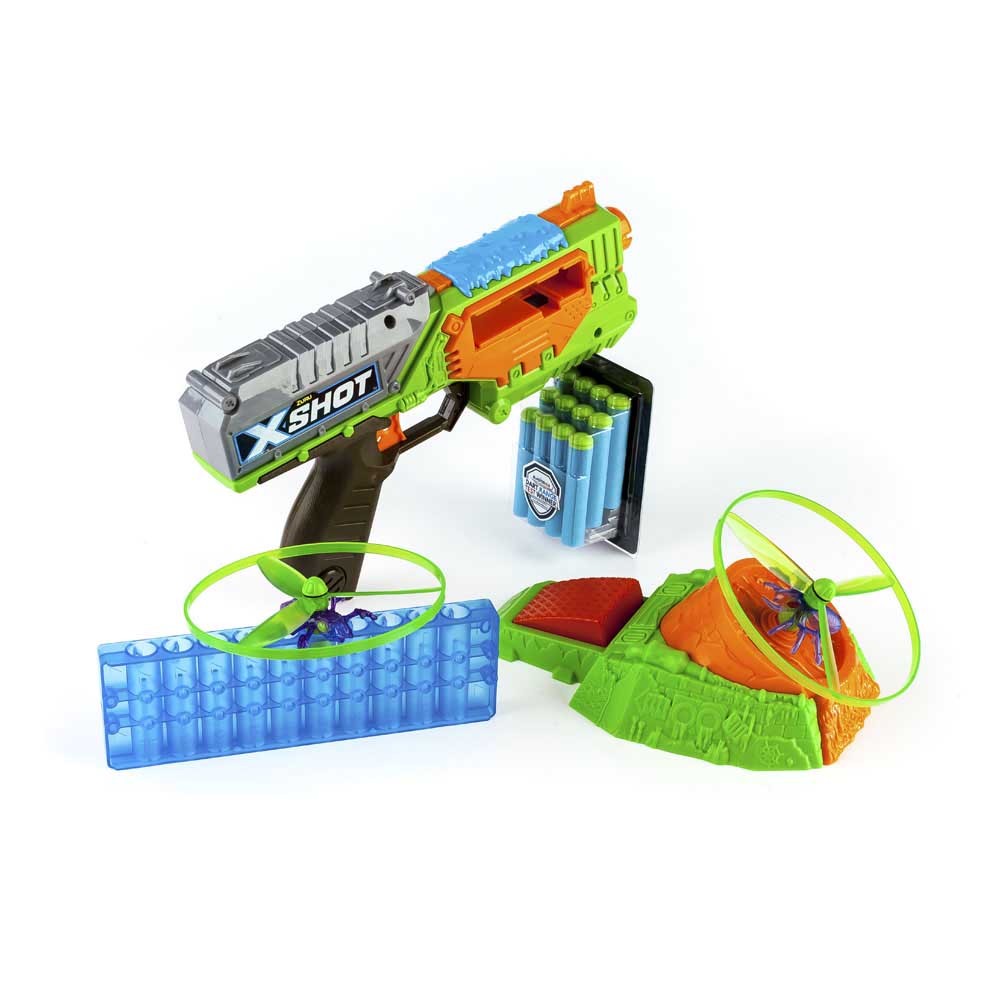 Бластер X-Shot Вогонь по літаючім жукам (2 літаючих жука, 12 патронів) (4821)