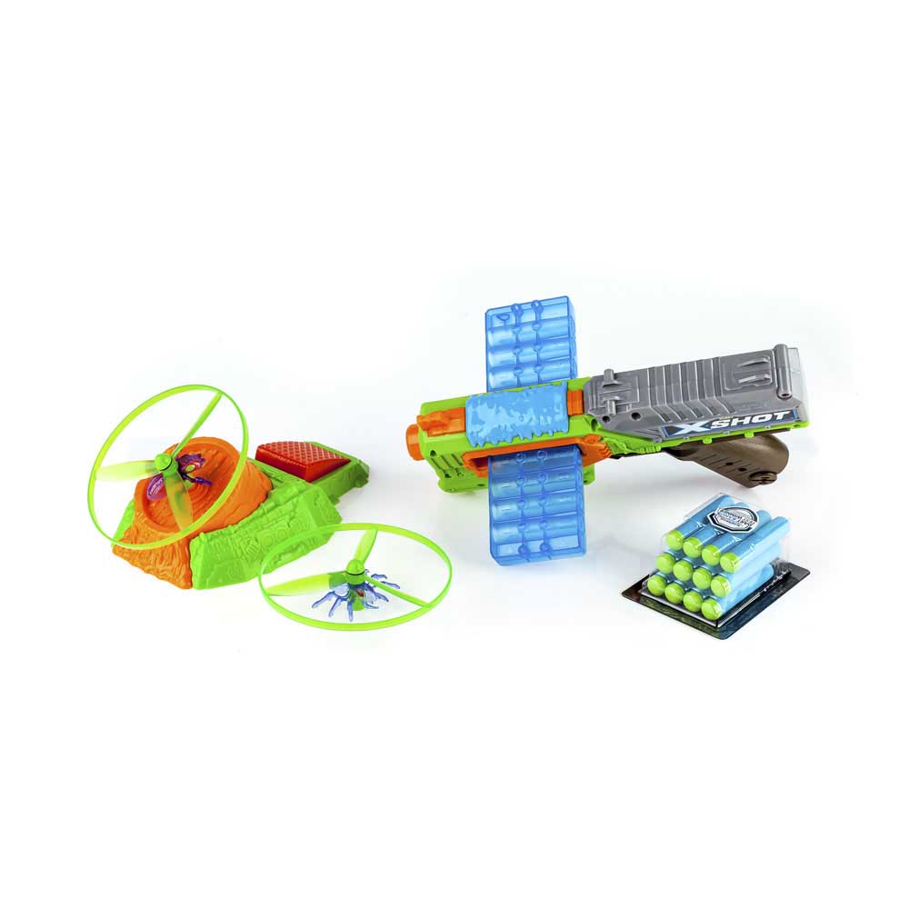Бластер X-Shot Вогонь по літаючім жукам (2 літаючих жука, 12 патронів) (4821)