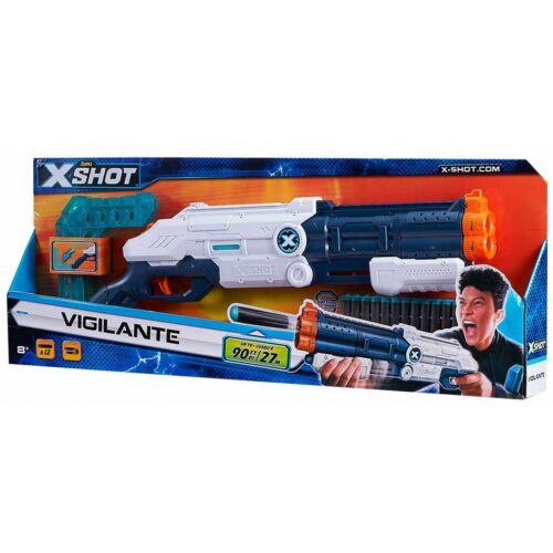 Скорострельный бластер X-Shot EXCEL Vigilante new (12 патронов) (36190Z)