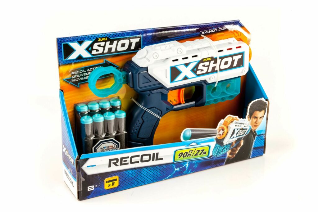 Скорострельный бластер X-Shot EXCEL Recoil (8 патронов) (36184Z)