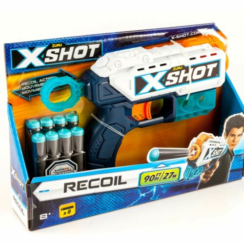 Скорострельный бластер X-Shot EXCEL Recoil (8 патронов) (36184Z)