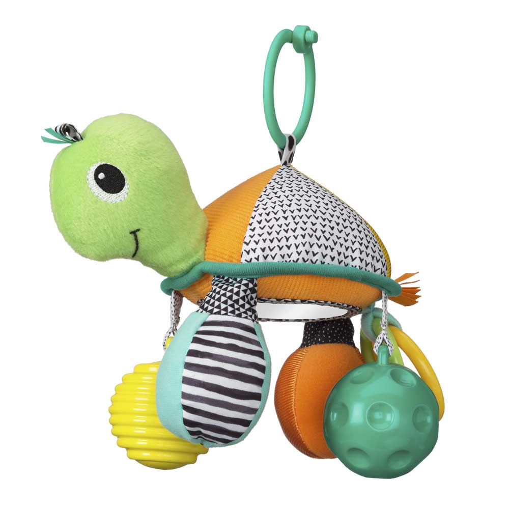 Навесная игрушка с зеркалом INFANTINO Черепашка (216322I)