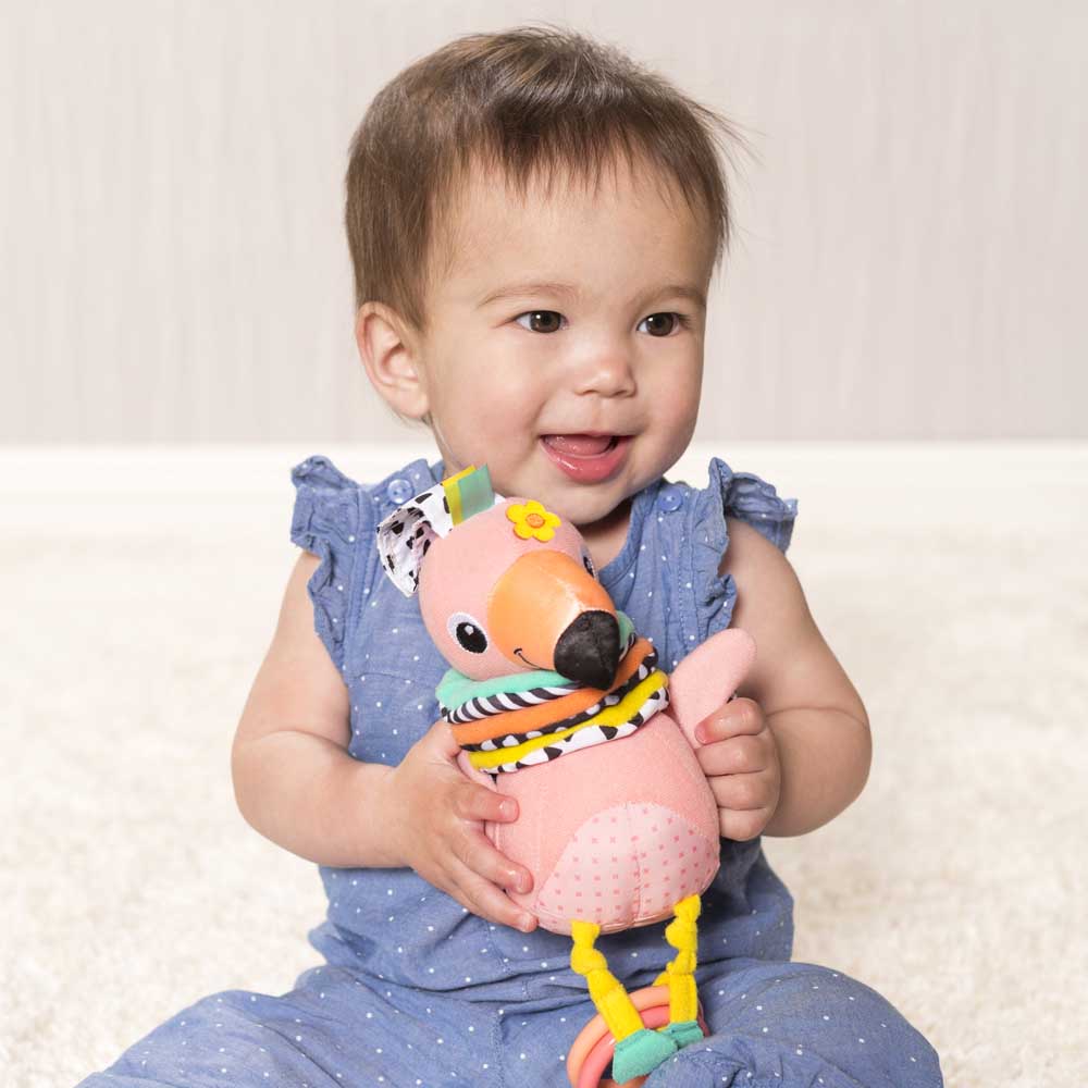 Игрушка мягкая музыкальная INFANTINO Фламинго (216246I)