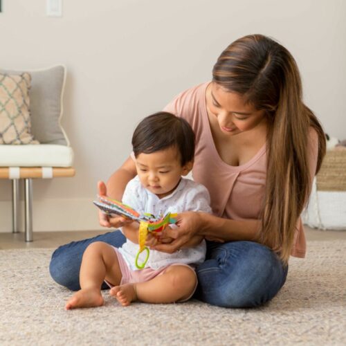 Навесная книга с прорезывателем INFANTINO Животные (005362I)