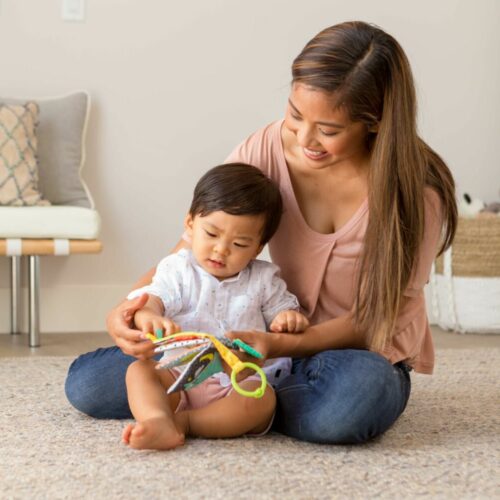 Навесная книга с прорезывателем INFANTINO Животные (005362I)