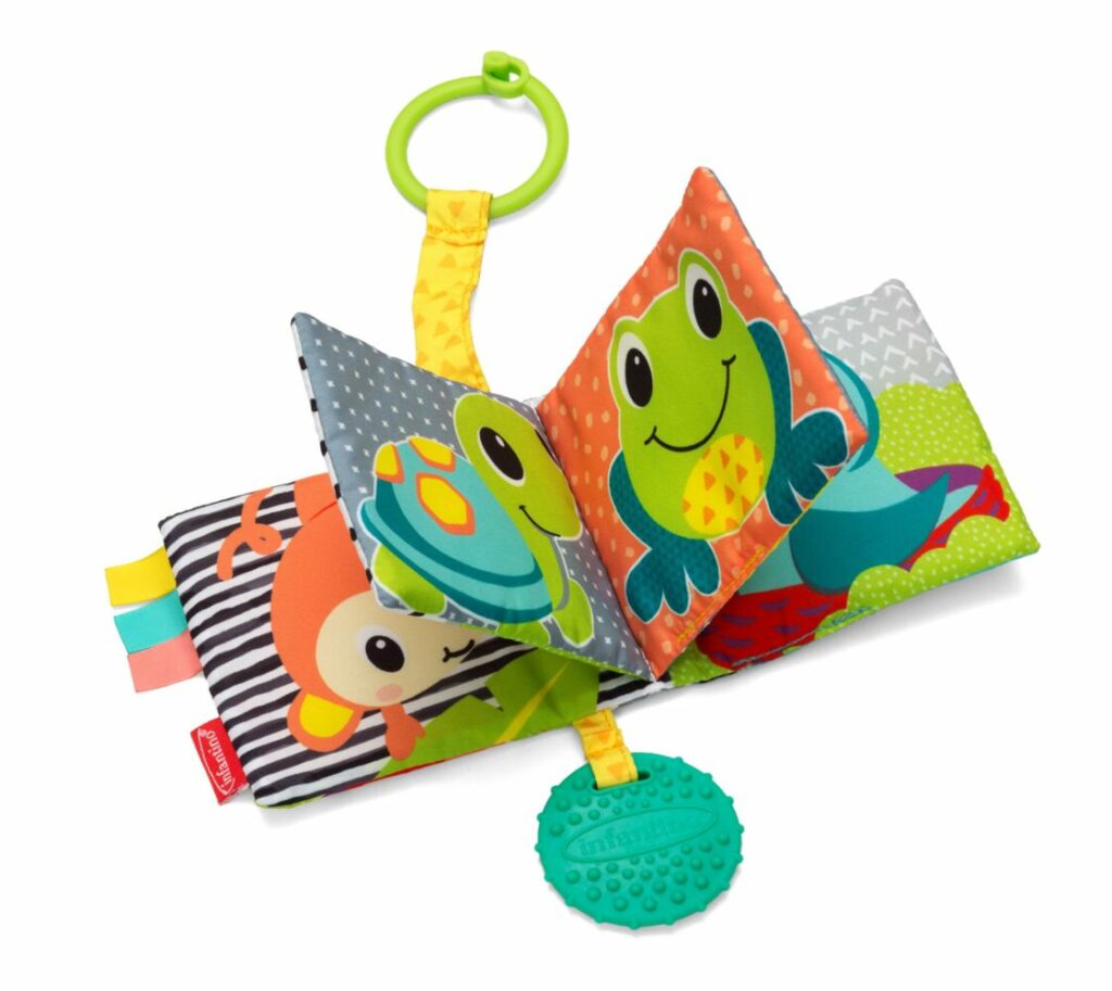 Навесная книга с прорезывателем INFANTINO Животные (005362I)