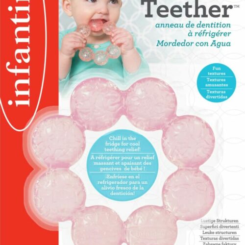 Прорізувач для зубів INFANTINO з водою рожевий (206301I)
