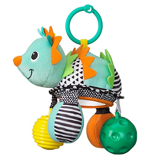 Навесная игрушка с зеркалом INFANTINO Ежик (216323I)
