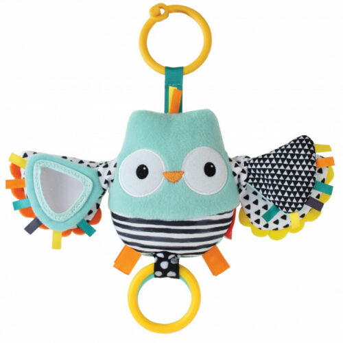 Soft hinged toy with vibration INFANTINO Owl (216320I)