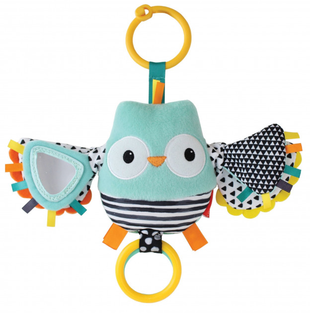 Soft hinged toy with vibration INFANTINO Owl (216320I)