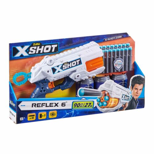 X-Shot EXCEL Reflex 6 Rapid Fire Blaster (36433Z)