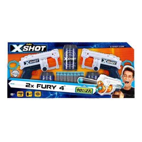 Rapid Fire Blaster X-Shot EXCEL FURY 4 2PK (36329Z)
