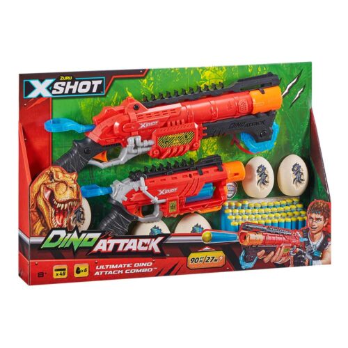Набір Швидкострільних бластерів X-Shot DINO Combo Pack (4859)