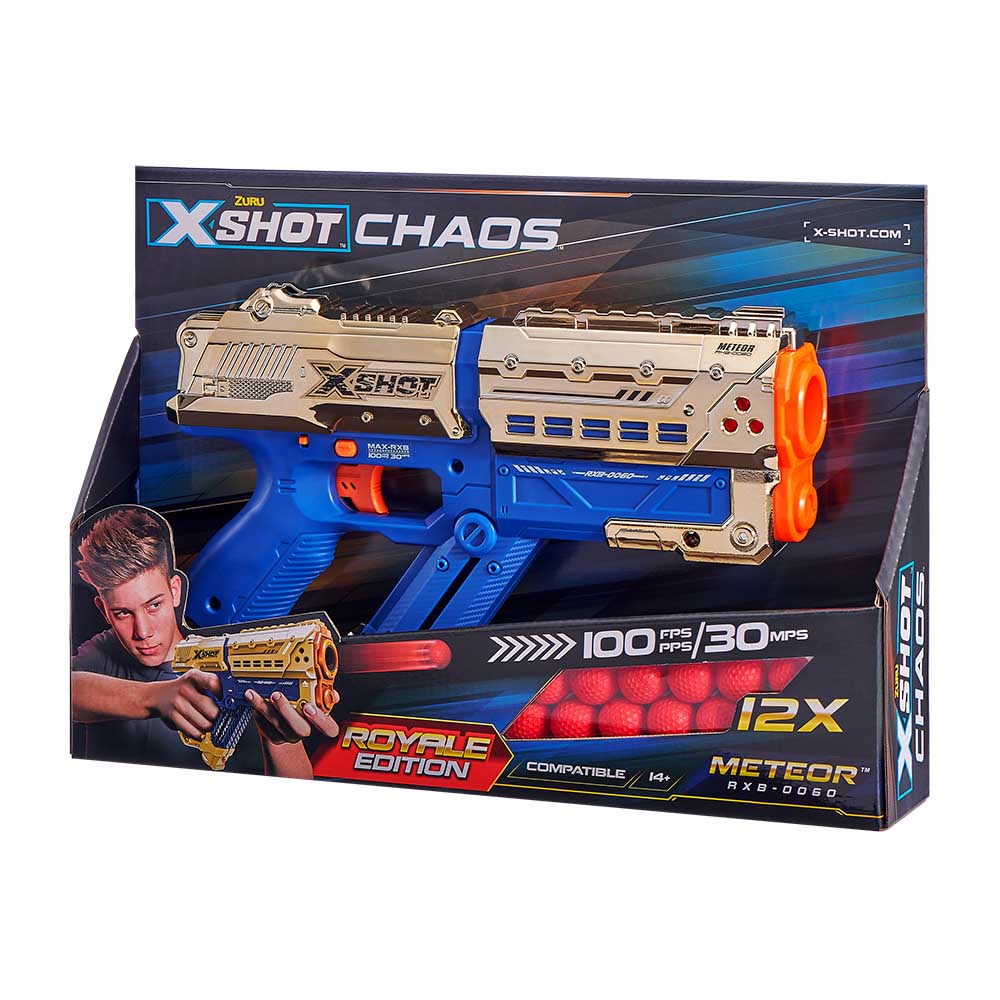 Швидкострільний бластер X-Shot EXCEL CHAOS Golden Meteor (36415Z)