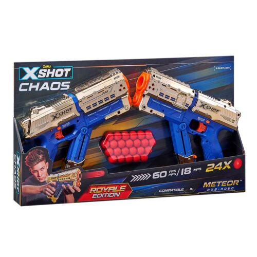 Набір Швидкострільних бластерів X-Shot EXCEL CHAOS Golden Meteor 2PK (36419Z)