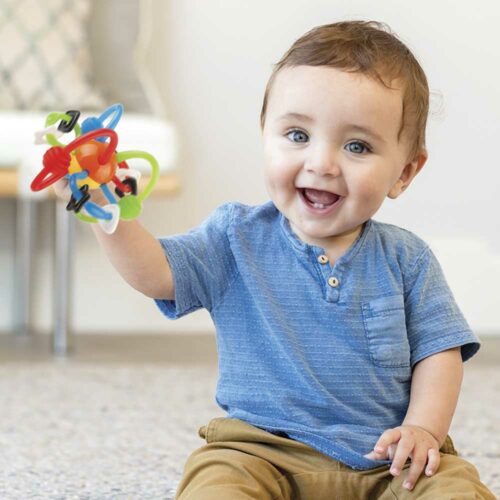 Розвиваюче гнучке брязкальце INFANTINO Труси та кусай (004885I)