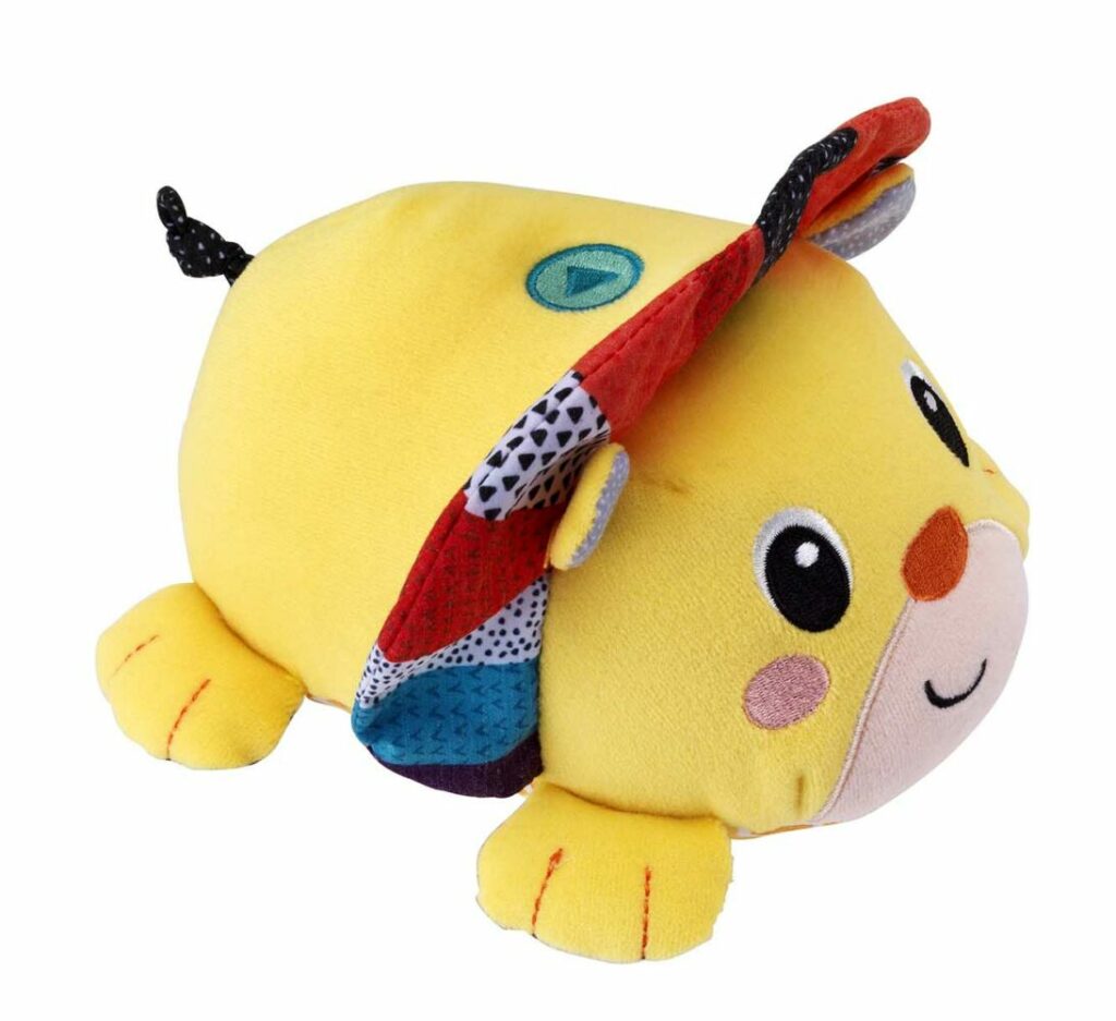 Мягкая музыкальная игрушка INFANTINO Подвижный львенок (316258I)