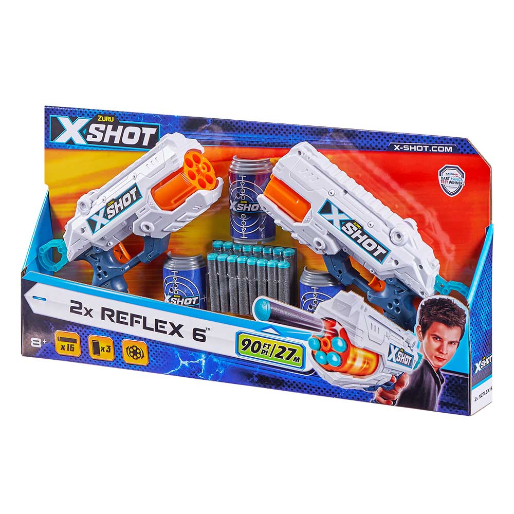 Швидкострільний бластер X-Shot EXCEL Reflex 6 Double (36434Z)