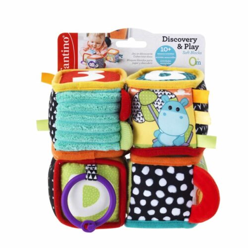 Мягкий кубик INFANTINO Зверушки (306606)