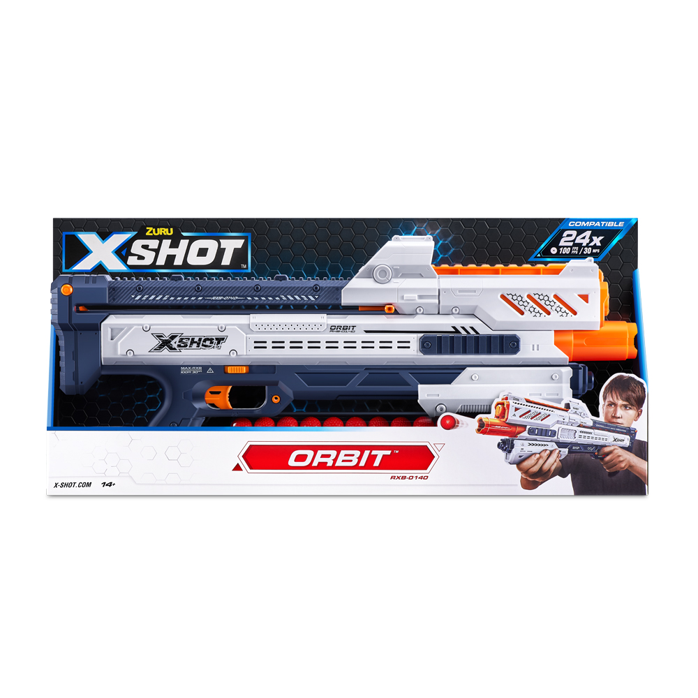 Rapid fire blaster X-Shot EXCEL CHAOS New Orbit (36281R)