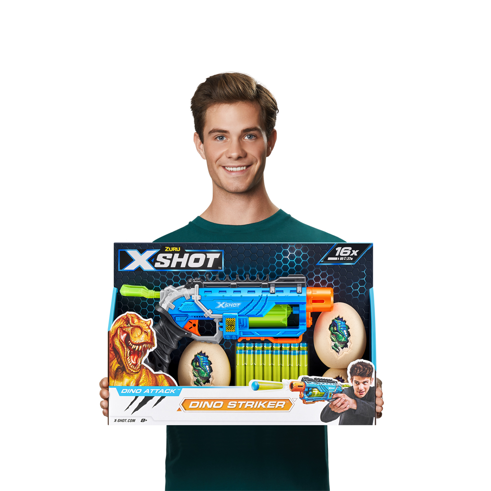 Скорострельный бластер X-Shot DINO Striker New (4860R)