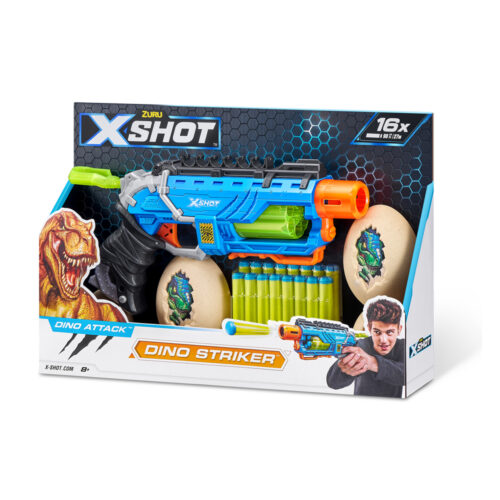 Скорострельный бластер X-Shot DINO Striker New (4860R)