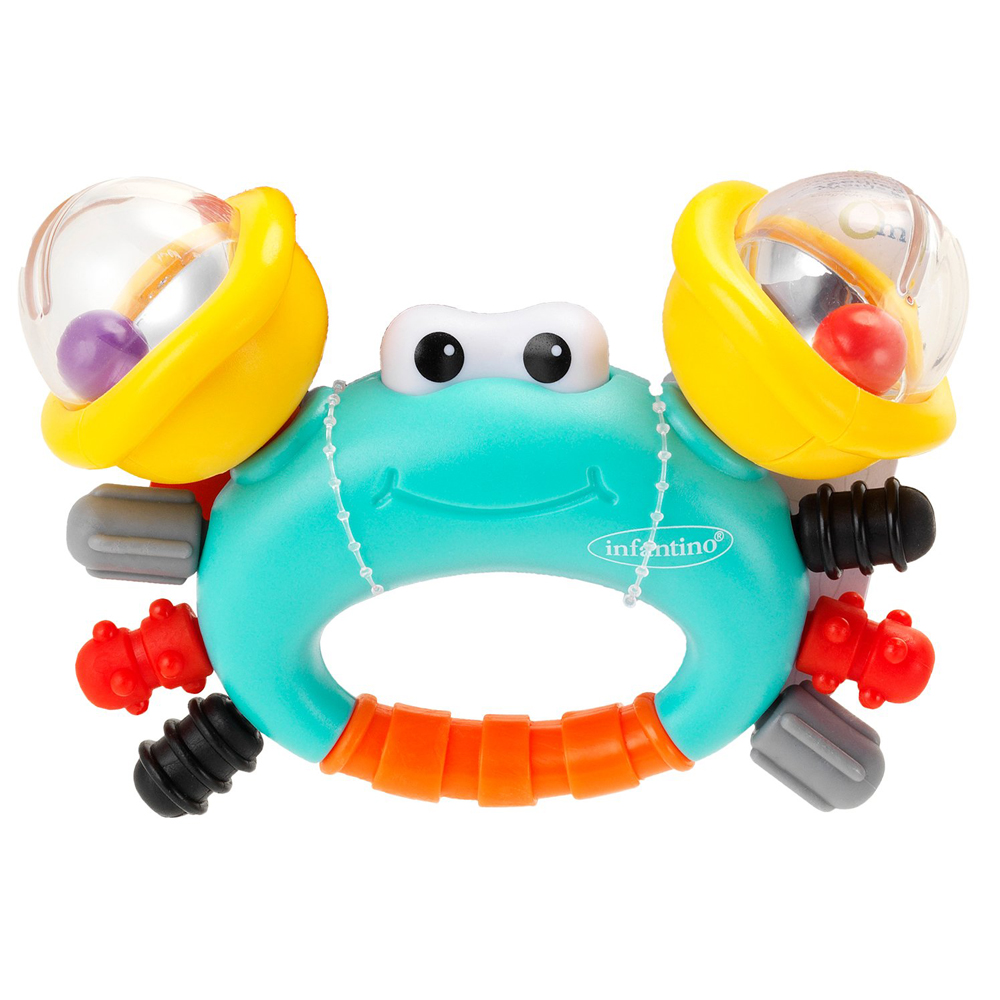 Брязкальце Infantino з прорізувачем Усміхнений крабик (316665)