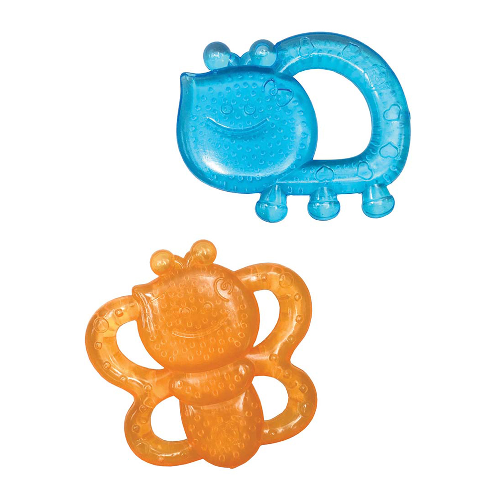 Прорізувач для зубів з водою Infantino Жучок та метелик (216276)