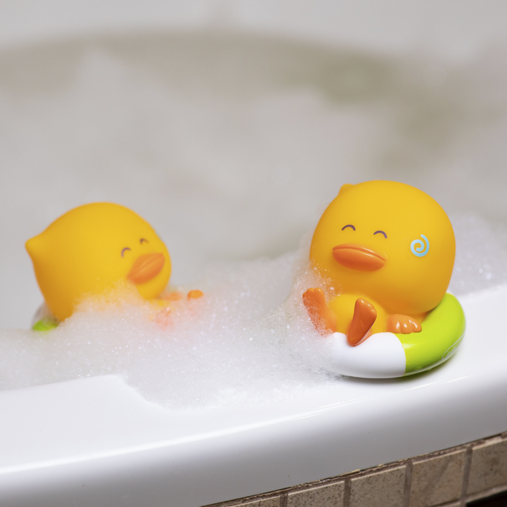 Іграшка для купання з тестером температури води Infantino Каченятко на відпочинку (205052)