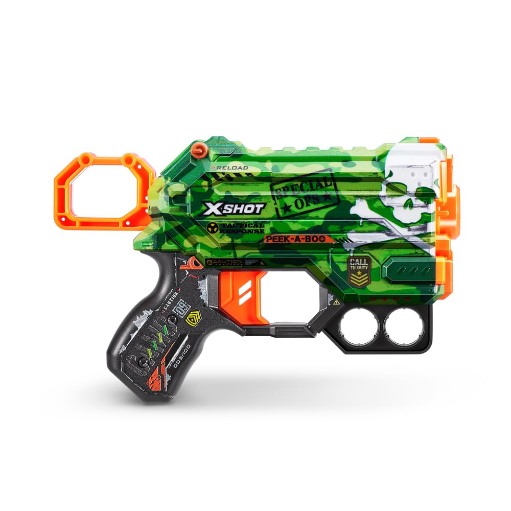 Быстрострельный бластер X-SHOT Skins Menace Camo (8 патронов) (36515A)