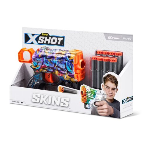 Швидкострільний бластер X-SHOT Skins Menace Spray Tag (8 патронів) (36515D)
