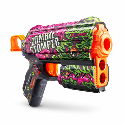 Rapid fire blaster X-SHOT Skins Flux Zombie Stomper (8 rounds) (36516A)