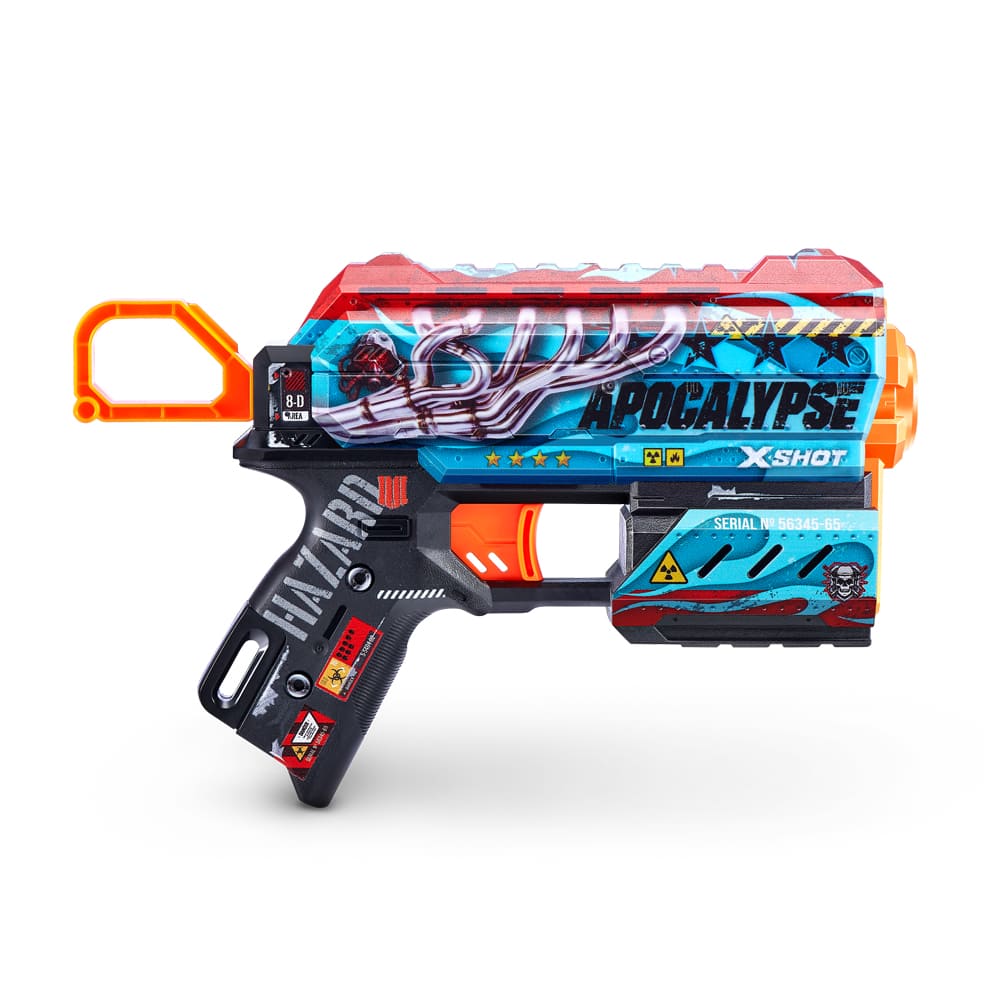 Rapid Fire Blaster X-SHOT Skins Flux Apocalypse (8 rounds) (36516G)