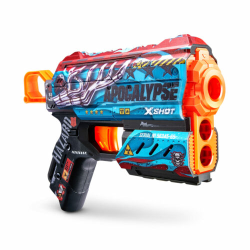 Rapid Fire Blaster X-SHOT Skins Flux Apocalypse (8 rounds) (36516G)