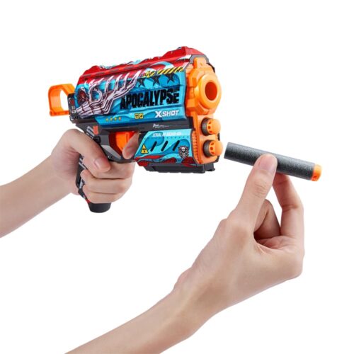 Rapid Fire Blaster X-SHOT Skins Flux Apocalypse (8 rounds) (36516G)
