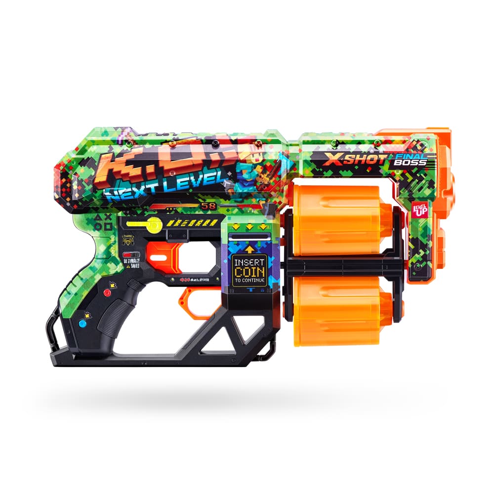 Rapid-fire blaster X-SHOT Skins Dread K.O. (12 cartridges) (36517B)