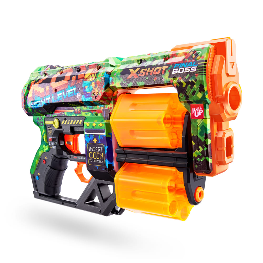Rapid-fire blaster X-SHOT Skins Dread K.O. (12 cartridges) (36517B)