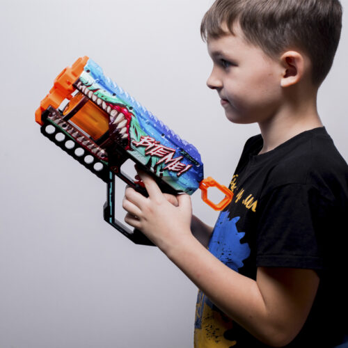 Скорострельный бластер X-SHOT Skins Griefer Shark Thrasher (36561В)