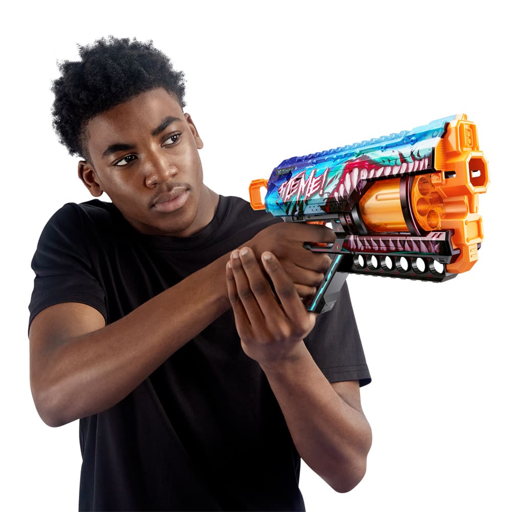 Скорострельный бластер X-SHOT Skins Griefer Shark Thrasher (36561В)