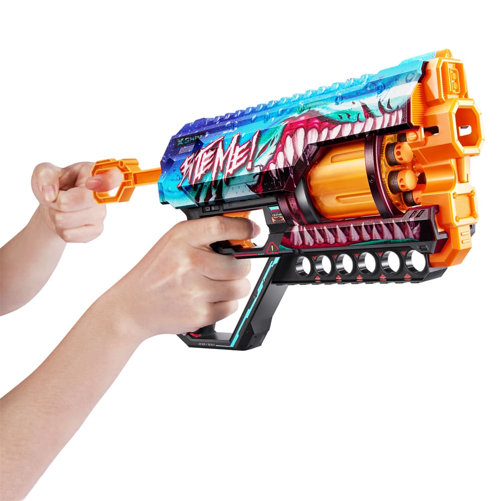 Скорострельный бластер X-SHOT Skins Griefer Shark Thrasher (36561В)