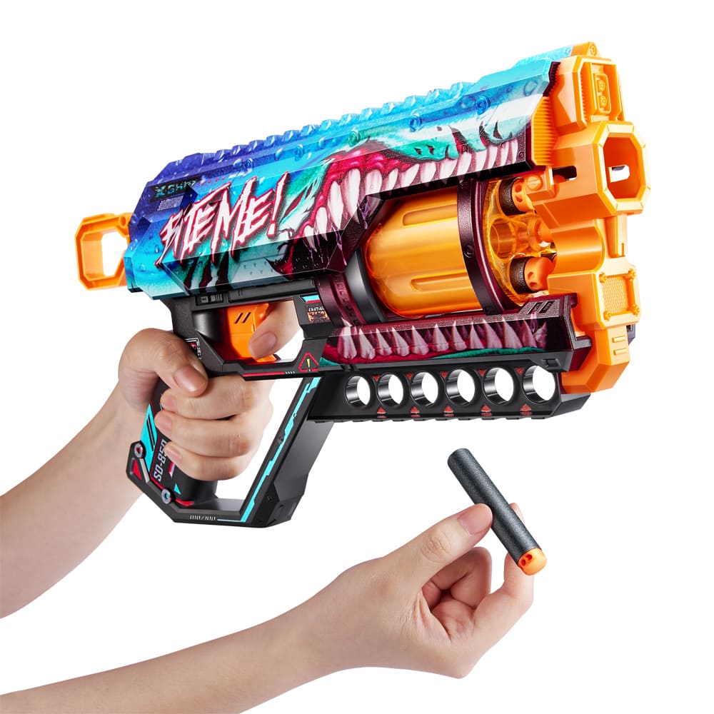 Скорострельный бластер X-SHOT Skins Griefer Shark Thrasher (36561В)