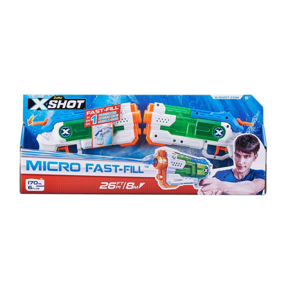X-Shot Warfare Fast Fill Small Water Blaster Set (56244R)