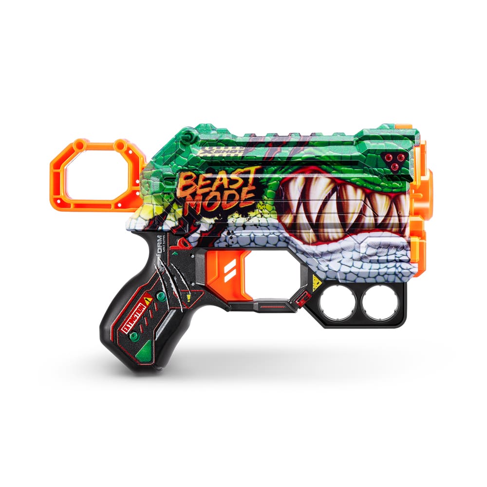 Rapid Fire Blaster X-SHOT Skins Menace Beast Out (8 rounds) (36515G)