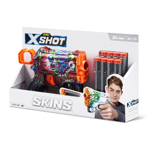 Швидкострільний бластер X-SHOT Skins Menace Scream (8 патронів) (36515J)