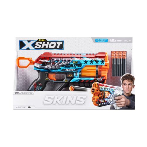 Швидкострільний бластер X-SHOT Skins Griefer Apocalypse (12 патронів) (36561E)
