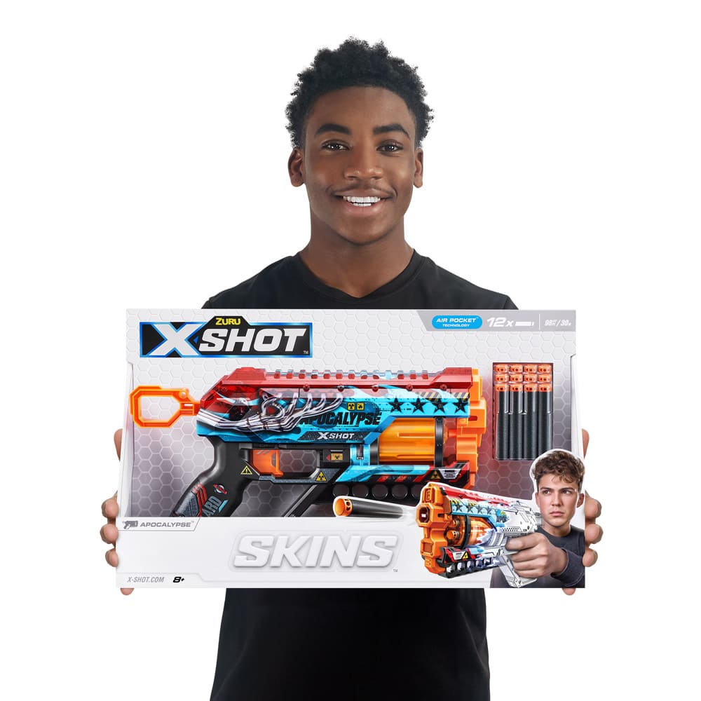 Швидкострільний бластер X-SHOT Skins Griefer Apocalypse (12 патронів) (36561E)