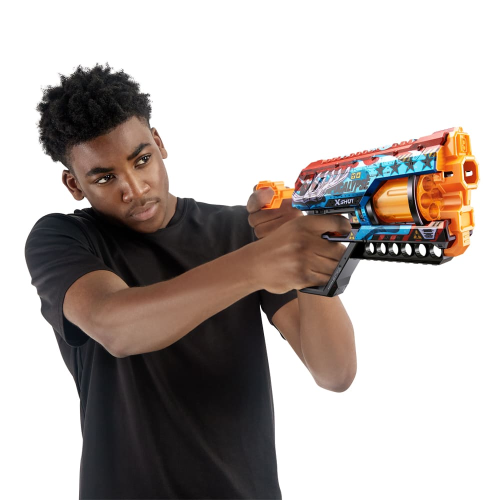 Швидкострільний бластер X-SHOT Skins Griefer Apocalypse (12 патронів) (36561E)