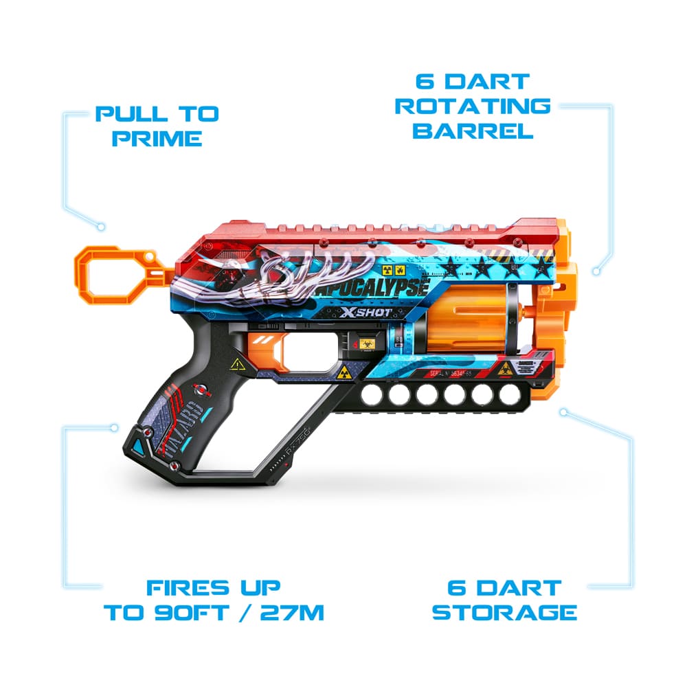 Швидкострільний бластер X-SHOT Skins Griefer Apocalypse (12 патронів) (36561E)