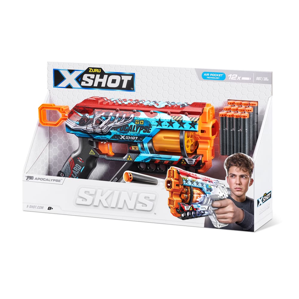 Швидкострільний бластер X-SHOT Skins Griefer Apocalypse (12 патронів) (36561E)